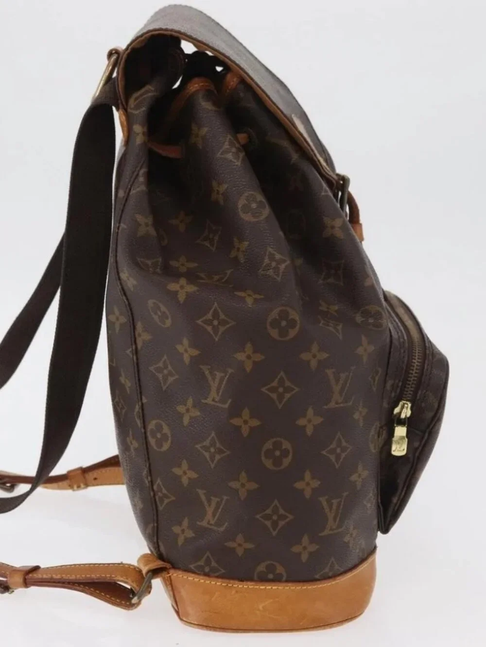 LOUIS VUITTON Monogram Montsouris GM Backpack M51135 LV Auth 179670